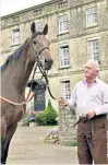  ??  ?? Going strong: Milton Bradley gets up at 5am every morning to feed his horses