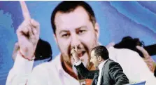  ?? LaPresse ?? In difficoltà Matteo Salvini, segretario nazionale della Lega