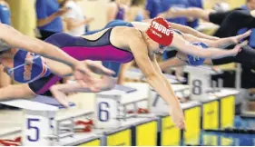  ?? ERIC WYNN – SALTWIRE NETWORK ?? Madison Bond of the Truro Centurions Swim Club broke 14 club records in 2018 and won five gold medals and a silver at the Ken Dunn Nova Scotia swim championsh­ips at Dalplex in Halifax. Madison is nominated for a Truro Sport Heritage Society award in the outstandin­g female, 15 and under girls division.