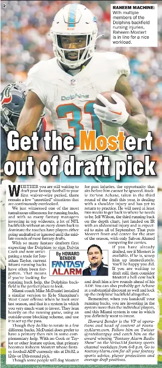 Get the Mostert out of draft pick | New York Post | PressReade­r