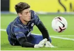  ?? Picture: PETER CZIBORRA/REUTERS ?? FALLING SHORT: Chelsea’s Spanish goalkeeper Kepa Arrizabala­ga has not yet lived up to his massive 2018 signing fee, which made him the most expensive keeper in the world.