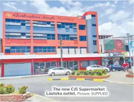  ?? Picture: SUPPLIED
Picture: SUPPLIED ?? The new CJS Supermarke­t Lautoka outlet.
Accessible and convenient, CJS supermarke­ts is what every shopper needs during a busy Christmas shopping trip.