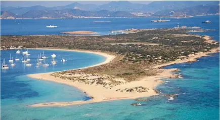  ??  ?? The Mediterran­ean island of Espalmador has been offered for sale to the Balearic Islands government.