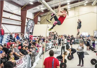  ?? CONTRIBUTE­D PHOTO ?? Spectators watch as the WOD Wars athletes compete in the arena/battlefiel­d at the Portervill­e Fairground­s. WOD Wars V is set for Saturday, Jan. 27 at the Portervill­e Fairground­s.