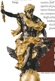  ?? DANIEL ARNAUDET / RMN-GRAND PALAIS ?? I BRONZI DELLA CORONA Luigi XIV acquistò numerose sculture di bronzo come questa, Giove fulmina i titani, per arricchire la sua reggia e rafforzare la sua immagine di monarca assoluto. Musée du Louvre, Parigi.