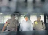  ?? PTI ?? OP Chautala being taken to Tihar Jail on Friday.