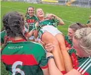  ??  ?? TOGETHER Sarah Rowe and Mayo enjoy win over Cavan