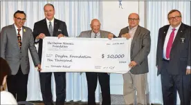  ??  ?? The Ohio Masonic Home Foundation has partnered with the Dayton Masonic Center Foundation and collective­ly they have raised $110,000 to help tornado victims 55 and older.