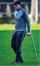  ??  ?? Na Piarsaigh’s Shane Dowling who underwent cartilage surgery last week