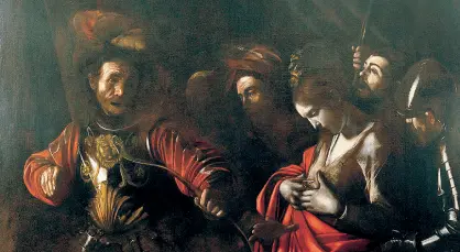  ??  ?? A fianco, «Il martirio di Sant’Orsola» di Caravaggio, fiore all’occhiello di Palazzo Zevallos di Stigliano, dove lunedì si svolgerà la manifestaz­ione