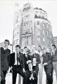  ??  ?? Radio 1’s 1967 line-up, including Tony Blackburn, Kenny Everett and John Peel