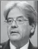  ??  ?? Paolo Gentiloni