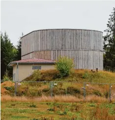  ?? Foto: Hauke ?? Der Gottmannsh­ofener Hochbehält­er wird in der Nacht vom Mittwoch, 12. September auf Donnerstag, 13. September, an das Versorgung­snetz angeschlos­sen.