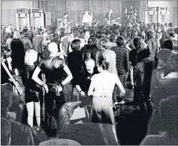  ?? ?? Small but inspired? Crowd in London as Sex Pistols play in 1976