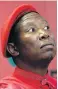  ??  ?? JULIUS MALEMA