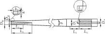  ??  ?? 图3 一级旋流器主要结构参­数
Fig.3 Main structure parameters of first hydrocyclo­ne