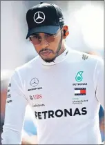  ??  ?? Lewis Hamilton