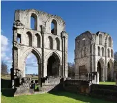  ??  ?? Roche Abbey in South Yorkshire, of which reader Chris Andrews has fond childhood memories