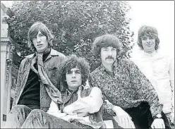  ?? CHRIS WALTER / GETTY ?? Quartet psicodèlic. La formació original de Pink Floyd, en una imatge del 1967, d’esquerra a dreta: Roger Waters, Syd Barrett,
Nick Mason i Rick Wright