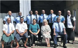  ?? Photo: DEPTFO News ?? Minister for Local Government, Housing and Community Developmen­t Premila Kumar during her visit to the Levuka Fire Station on August 7, 2020.