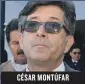  ??  ?? CÉSAR MONTÚFAR