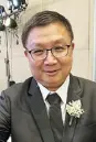  ?? ?? Father of the groom Wilson Chua.