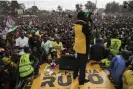  ?? Yasuyoshi Chiba/AFP/Getty Images ?? Kenya’s deputy president William Ruto at a rally in Nairobi on 4 June 2022. Photograph: