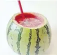  ??  ?? Cassie Budd @cnbudd Watermelon champagne slushie