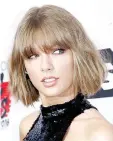  ??  ?? Taylor Swift