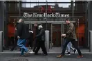  ?? Pendzich/REX/Shuttersto­ck ?? The New York Times’ coverage of Biden’s age drew Democrats’ ire. Photograph: Erik