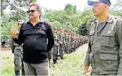  ??  ?? ‘Iván Márquez’ y ‘El Paisa’, exjefes de las Farc.