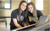  ?? SUSAN STOCKER/STAFF PHOTOGRAPH­ER ?? Andrea Pena, 15, composed the music. Sawyer Garrity, 16, wrote the lyrics. The Marjory Stoneman Douglas students performed “Shine” at the conclusion of CNN’s televised town hall meeting.