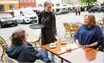  ?? — AFP ?? Restrictio­ns eased: Denmark started rolling back its curbs on movement last month, and has since reopened much of the economy.