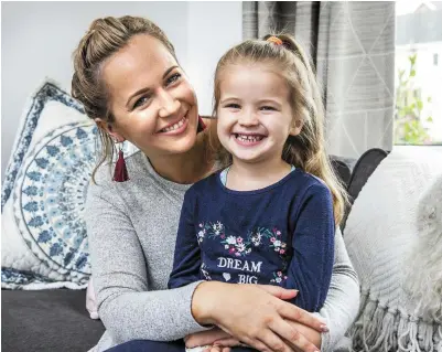  ?? PHOTO: KYRAN O’BRIEN ?? Aisling Foley, from Kinsealy, Co Dublin, pictured with her daughter Grace (3), said that the Budget doesn’t provide for the working family. ‘The Budget is very focused on Brexit and the general election – but when will it be back to focusing on the average person?’ she said.