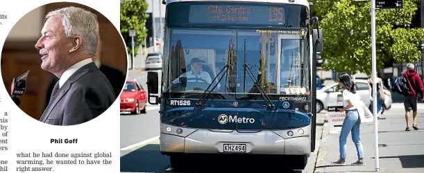  ?? ?? An expanded bus network and more frequent services will be phased in over several years in Auckland.
