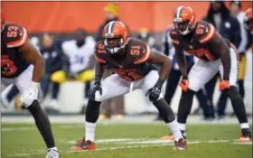  ?? THE ASSOCIATED PRESS FILE PHOTO ?? Linebacker Barkevious Mingo (51) was traded from the Browns to the Patriots on Thursday.