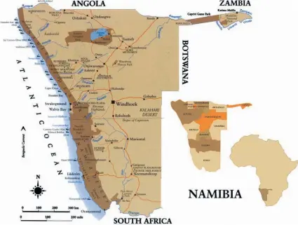  ?? TRAVELPORT­AL ?? A fronteira entre Angola e a Namíbia foi palco em Abril de 1989 de acções cujos contornos estão até agora por estudar em toda a sua profundida­de