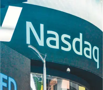  ?? COURTESY ?? After a dismal 2022, the Nasdaq Stock Market now leads the market as its composite index has returned 11.1% this year through March 17.