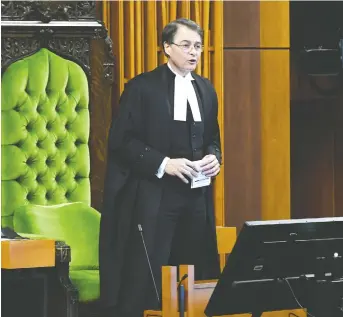  ?? JUSTIN TANG / THE CANADIAN PRESS FILES ?? The Trudeau regime's extraordin­ary decision to sue Speaker Anthony Rota
has been greeted with deafening silence, writes Sean Speer.