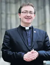  ?? PHOTO: CHRISTINE O’CONNOR ?? New dean . . . The Very Rev Dr Tony Curtis at St Paul’s Cathedral in Dunedin this week.