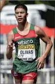  ?? Tullio M. Puglia Getty Images ?? ANDRÉS OLIVAS is considered the best of Mexico’s six male walkers competing in Tokyo.