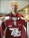  ?? GALEN EAGLE Examiner ?? Former NHL and AHL defenceman Bryan Helmer was introduced Monday as the new assistant coach of Peterborou­gh Petes, replacing Wayne Clark who was let go by new head coach Jody Hull at the end of the season.