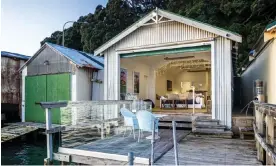  ?? Photograph: New Zealand Sotheby’s Internatio­nal Realty ?? A boatshed in Auckland, New Zealand, has fetched a record sale price at auction.