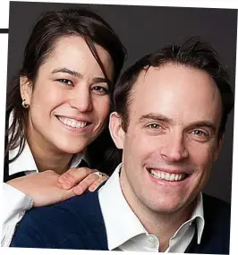  ??  ?? Principled: Dominic Raab and his Brazilian wife Erika