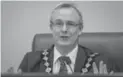  ?? DAVID COOPER/TORONTO STAR ?? Oshawa Mayor John Henry says he is “open to debate,” but will continue reciting prayer before meetings for now.