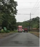  ?? Reiner Montero ?? En Chilamate, Sarapiquí, la vía estaba libre, la mañana de este martes.