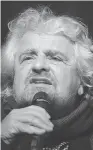  ??  ?? Beppe Grillo