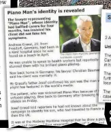  ??  ?? Online story about the mystery man’s identity and final statement from West Kent NHS and Social Care