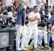 Mayor Suarez's office is mum on prime courtside seat at Heat playoff game -  PressReader