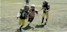  ??  ?? Sigue el desarrollo de la Temporada Infantil 2018, presentada por la AFAIS, donde Broncos ya puso algunos equipos en la postempora­da.